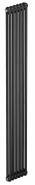Радиатор Rifar Tubog 2180 6 секций Антрацит с боковым подключением